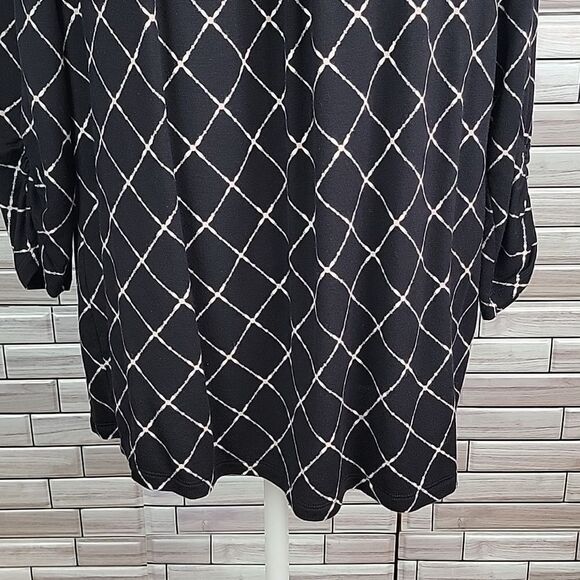 Croft and Barrow tunic style blouse Size M - Picture 3 of 11